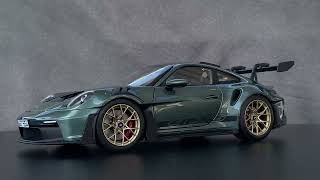 PORSCHE GT3 RS MALACHITE GREEN NOREV 4K porschegt3rs [upl. by Onailime]