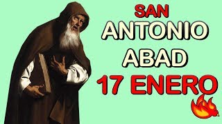 Quien Fue San Antonio Abad  Santo del Día 17 de Enero [upl. by Willa]