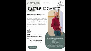 MASTERING THE MRCPs quotA Detailed Guide to MRCP 1 And MRCP 2 Exams Successquot [upl. by Tnarg101]