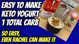 Keto Yogurt  1 total carb per serving  Instant Pot Yogurt  Double Fat Yogurt [upl. by Livi]