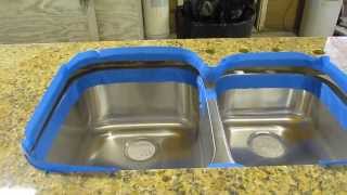 How To Install An Undermount Sink To A Granite Countertop [upl. by Monteria343]