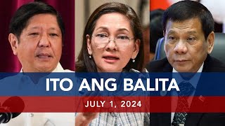 UNTV Ito Ang Balita  July 1 2024 [upl. by Sumner]