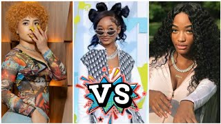 That Girl Lay Lay VS Ice Spice VS Positive Ida Aiesys Mial Lifestyle Comparison By Mixworld [upl. by Hattie]