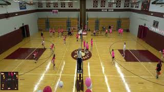 DundeeBradford vs Mynderse Academy Womens JV Volleyball [upl. by Shafer]