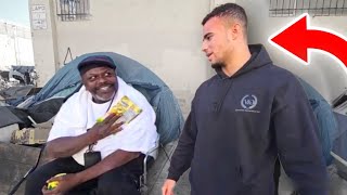 Hstikkytokky Talks To The Homeless in LA [upl. by Ayrolg83]