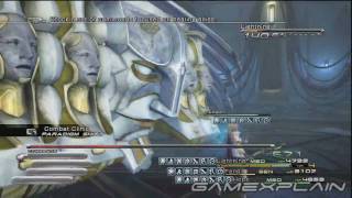 Final Fantasy XIII Video Walkthrough Barthandelus III Chapter 13 [upl. by Eneryc]