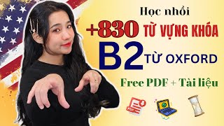 Nhồi hơn 830 từ vựng khoá level B2 của Oxford  Free pdf IPA và ví dụ Anh Việt [upl. by Petrie]