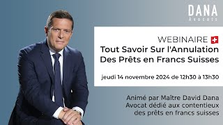 Tout savoir sur lannulation des prêts immobiliers en francs suisses 1 [upl. by Skees]