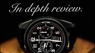 Zenith pilot big date flyback ceramic in depth review [upl. by Kelsey]