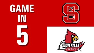 Game in 5 NC State Hockey vs Louisville October 20th 2024 [upl. by Atcliffe508]