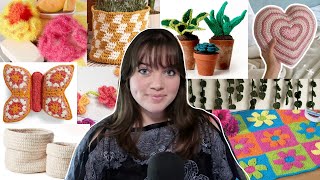 50 easy DORM ROOM DECOR crochet ideas with FREE patterns [upl. by Nylkaj294]