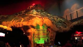 The Volcano Bar erupts at Margaritaville at Universal Orlando CityWalk [upl. by Middleton950]