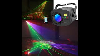 Party Lights DJ Disco Lights Sound Music Activated Strobe Dance Floor Stage Laser Beam Lighting [upl. by Aharon]