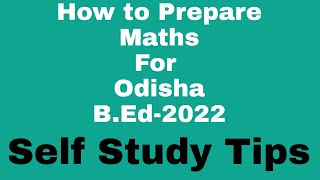 How to Prepare Mathematics for BEd Exam 2023Math For BEd Science Entrance 2023bedentrance2023 [upl. by Suedama]