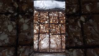 Chocolate brownies for sales Brownie chocolate cake homemade shorts [upl. by Edaj]