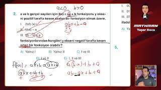 Set 1 AYT Etkili Matematik Soru Bankası Video Çözümü yasarhocamathman [upl. by Haidabo]