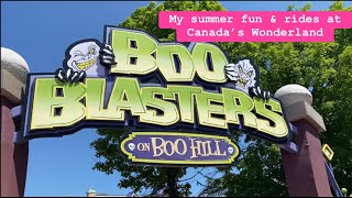 Jezy’s World  Boo Blasters Ride  Canada’s Wonderland  Day Out [upl. by Sukul]