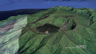 Aerial view of La Soufriere St Vincent and the Grenadines [upl. by Dru]