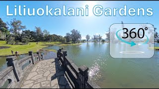 Hawaii 2024  Liliuokalani Gardens  360 Video [upl. by Enaoj]