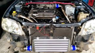 WEPR Mazda 323 turbo kit [upl. by Nomsed]