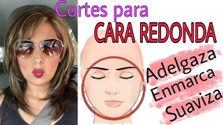 Adelgaza tu Rostro al Instante😱 CORTES DE CABELLO para CARAS REDONDAS El sercreto [upl. by Goodman]