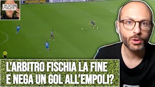 JuventusEmpoli 11 ma larbitro fischia la fine mentre lEmpoli può fare gol  Avsim Out [upl. by Marashio]