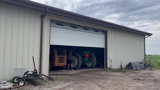 Tyler Juranek fires up his Oliver 770 diesel tractor [upl. by Massey462]