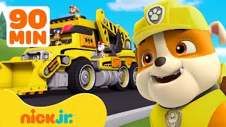 PAW Patrol Rubbles Best Season 2 Rescues w Chase amp Skye  90 Minute Compilation  Rubble amp Crew [upl. by Ramonda]