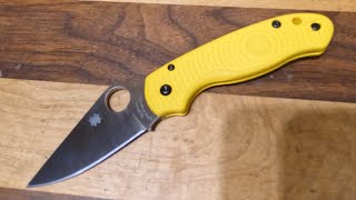 Spyderco Para 3 Salt Lightweight C223PYL [upl. by Concepcion95]