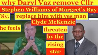 Daryl Vaz remove Cllr Stephen Williams St Margrets Bay Div amp replace him with yes man C Mckenzie [upl. by Thetisa]