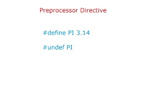 undef Preprocessor Directive C Program [upl. by Anu615]