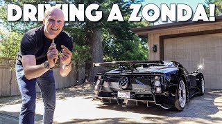 What Its Like To Drive A Pagani Zonda [upl. by Neirad]