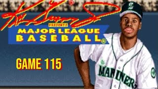 Ken Griffey Jr Presents Major League Baseball Super Nintendo  2024 Season Game 115 [upl. by Assillam]