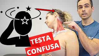 Testa CONFUSA e orecchie OVATTATE sintomo di problemi CERVICALI come risolvere [upl. by Wolram]