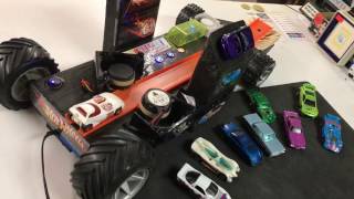 Homemade Motorized Hot Wheels Car Launcher [upl. by Enid]