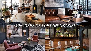 40 idées de loft industriel  Décoration tendance en 2021 [upl. by Nuawd]