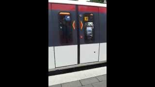 U Bahn Hamburg DT4 123 Neue Türschliesswarnung [upl. by Tavie]