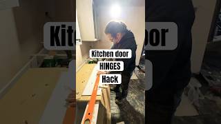 Hack on how to fix hinges on a kitchen unit door [upl. by Philemol]