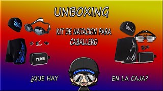 UNBOXING KIT DE NATACION PARA CABALLERO [upl. by Dorreg]