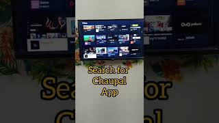 Download Chaupal app in samsung smart tv shorts [upl. by Nivart449]