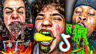 EXTREME Spicy Food TikTok Compilation 57🥵🌶 [upl. by Antonius]