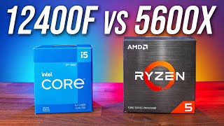 Intel i512400F vs AMD Ryzen 5 5600X  Best 6 Core CPU [upl. by Lalitta]