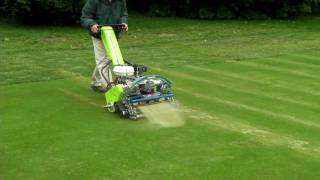 ATT Infinicut greens mower demo [upl. by Etnoel]