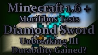 Minecraft 16  Unbreaking III on Diamond Sword Durability Gained [upl. by Llib]