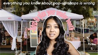 how to create the BEST vendor booth for a popup shop  how to popup ep 1 [upl. by Naujahs145]