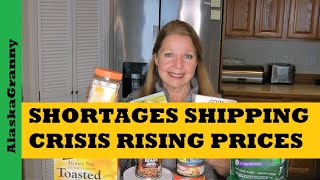 Shortages Shipping Crisis Rising Prices Stockpile These Items Now [upl. by Ailahs384]