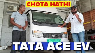 TATA ACE EV  Electric Chota Hathi Customer Review 2024 BharoseWaleTrucks [upl. by Daffie]