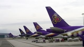 EXTENDED VERSION Thai Smile TG700 Bangkok  Udonthani by A320232 [upl. by Sweyn]