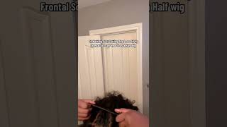 How to turn your frontal wig into a half wig [upl. by Nosylla]