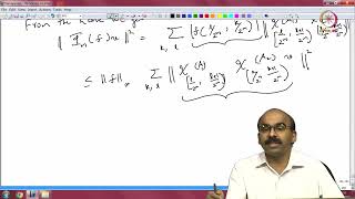 Lec 37 Continuous functional calculus for commuting family of selfadjoint operators II [upl. by Philbrook]